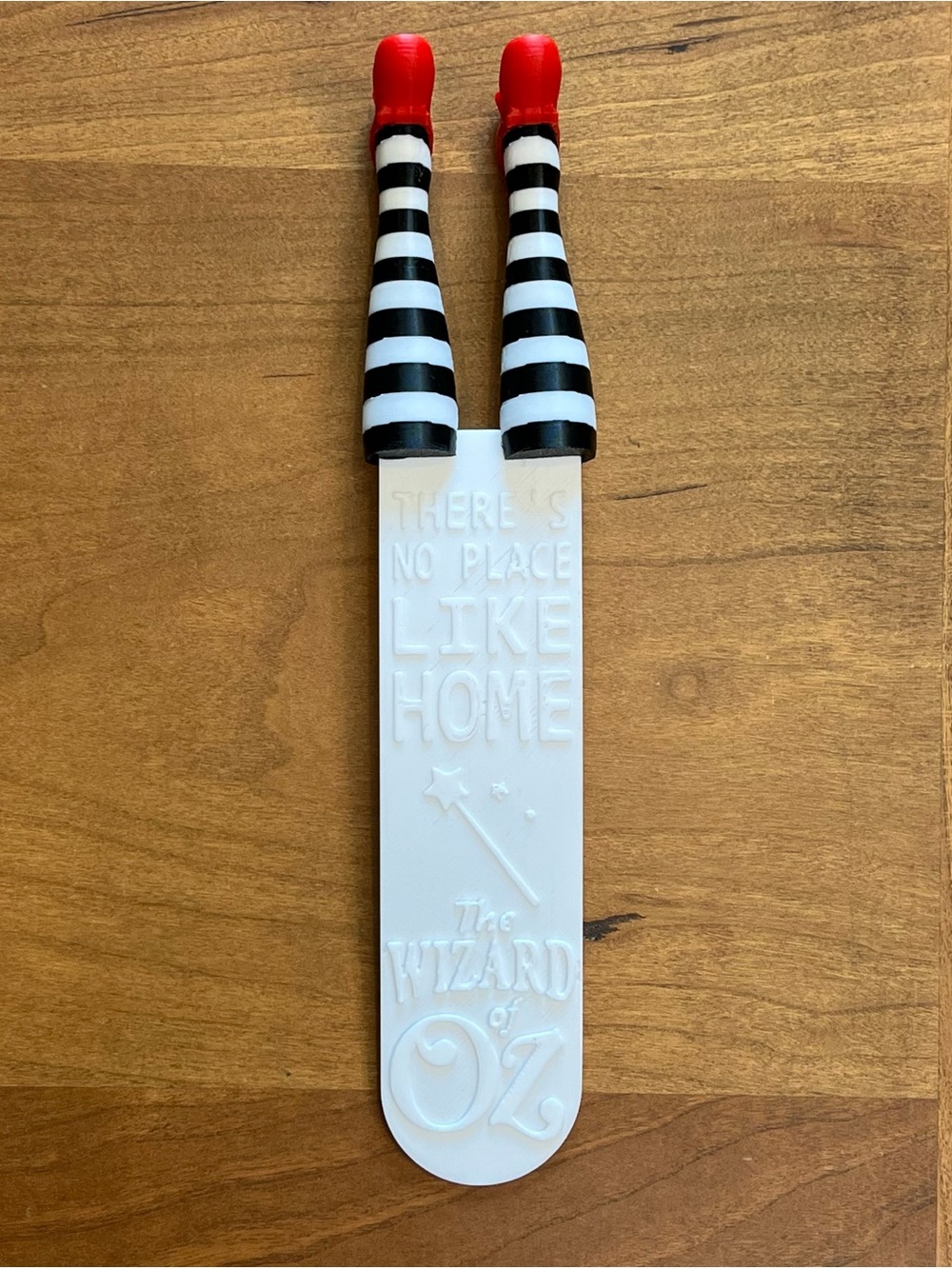 Wizard of Oz 3D Witch Legs Novelty Bookmark NWOT